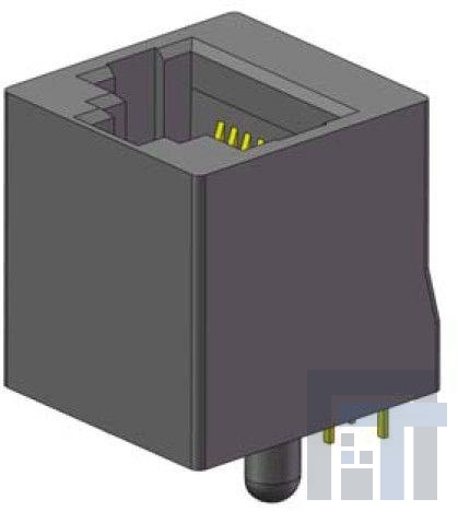 RJE08-188-0110 Модульные соединители / соединители Ethernet 8P Modular Jack Unshielded