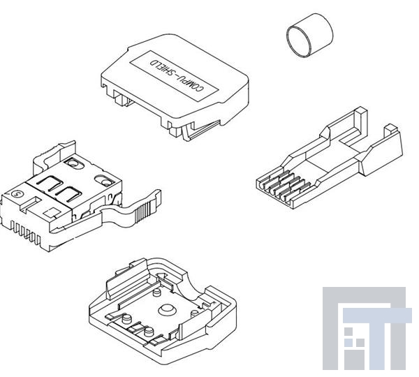 SS-310606-5-0004 Модульные соединители / соединители Ethernet