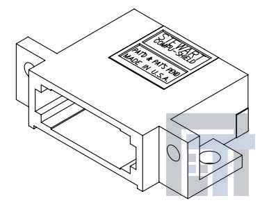 SS-611010-LF-P-26-4-6 Модульные соединители / соединители Ethernet