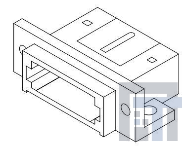 SS-611010TLF-P-13-4-6 Модульные соединители / соединители Ethernet