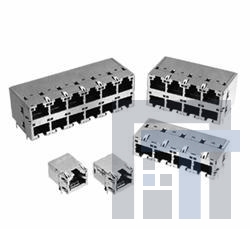 TM21R-5C-88-LP(50) Модульные соединители / соединители Ethernet MOD JACK CAT5E 8 8 W/LP