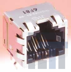 TM24RSG-5A-88 Модульные соединители / соединители Ethernet Modular Jack F 8 POS Solder RA Thru-Hole