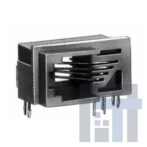 TM5RF1-44(50) Модульные соединители / соединители Ethernet 4-4 JACK-PC MT HOLD DOWN TABS
