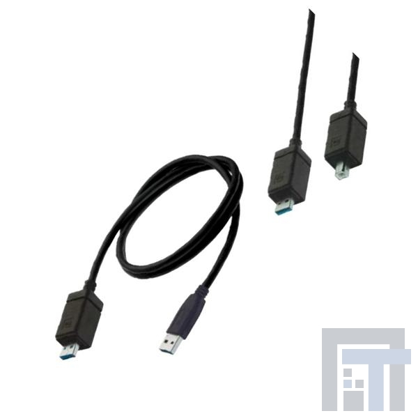 09451452902 USB-коннекторы HPP V4 USB 3.0 A; 2x PUSHPULL; 1,5M