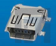 10033526-N3222LF USB-коннекторы 10033526-N3222LF-MINI USB B TYPE RECEPT.