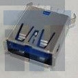 10117836-001LF USB-коннекторы USB 3.0 RECEP TYPE A VERTICAL, 9P, 30U