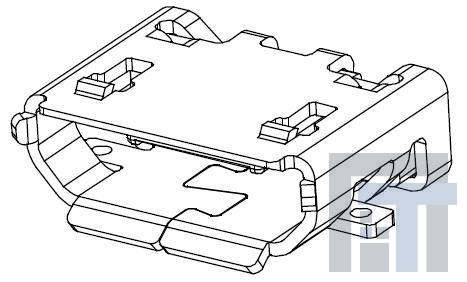 10118192-0001LF USB-коннекторы 5P MICRO USB TYPE B RECEPTACLE