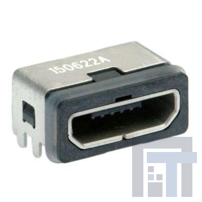 105443-1101 USB-коннекторы Waterproof Micro USB TopMount Flangless