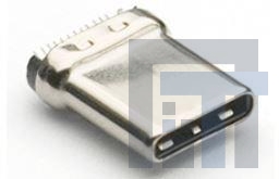 105444-0001 USB-коннекторы USB Type C Plg R/A SMT GLD FLASH