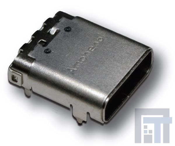 12401610E4#2A USB-коннекторы USB TYPE C RCPT R/A SMT TOP MOUNT
