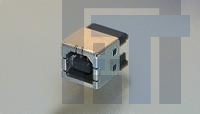 1734346-1 USB-коннекторы B Blk 4pos R/A SMT 30u