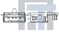 1746311-2 USB-коннекторы USB CONNECTOR DIP TYPE, WHITE