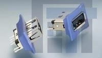 1775690-2 USB-коннекторы USB Type A Recept Female Through Hole