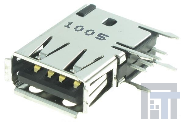 292336-1 USB-коннекторы 1X1 A/REC R/A T/H