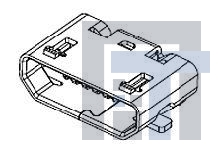 47346-1001 USB-коннекторы uUSB B Rec BotMt Flangeless SMT