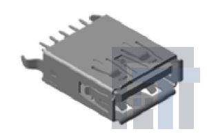 48408-0003 USB-коннекторы USB 3.0 F/A Vert REC 15u'