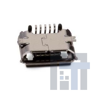 629105136821 USB-коннекторы WR-COM Type B SMT 5Pin Horztl FmlMicro