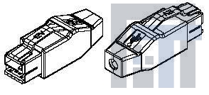 74233-101LF USB-коннекторы PLUG ASSEMBLY USB + POWER