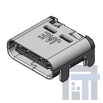 DX07S024JJ3R1300 USB-коннекторы ON BOARD RCPT UNSHLD - USB TYPE C
