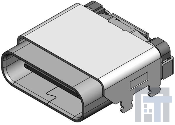 DX07S024XJ1R1100 USB-коннекторы HYBRID SMT/THRU-HOLE STD MNT - USB TYPE C