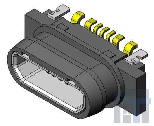 DX4RNW5HJ3R1000 USB-коннекторы WTRPROOF USB CNCT W/ ASSOC P/N D273-50155
