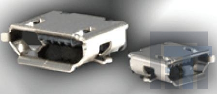 KMMX-ABSMT5SG-30TR USB-коннекторы MICRO USB TYPE AB SMT GREY 30