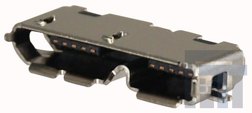 KMMX-B10-SMT4SB30TR USB-коннекторы MICRO USB 3.0 BSMT SMT TABS 10P 30U