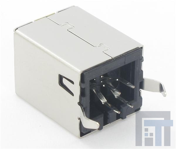 KUSBVX-BS1N-B USB-коннекторы B TYPE VERT BLK SKT