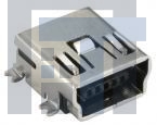 M701-340542 USB-коннекторы MINI USB SINGLE SMT 5P HORIZONTAL