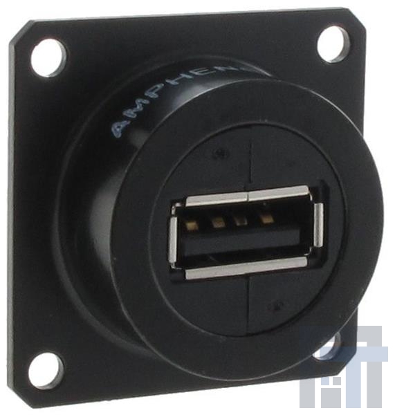 USBF21BSCC USB-коннекторы USB FIELD SNAP CAP PLAIN INSERT BLACK