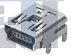 XM7D-0512 USB-коннекторы USB RightAngle DIP MiniB AuContact 5Pin