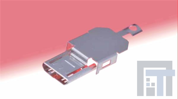 ZX40-B-SLDA USB-коннекторы MICRO B PLUG SHIELD TOP FOR ZX40