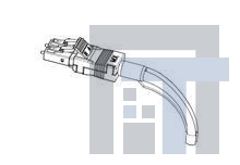 106025-2370 Волоконно-оптические соединители LCD DUAL LINK CABLE BLUE HSNG R/A BOOT