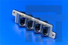 106114-9501 Волоконно-оптические соединители MPO EMI ADAPTER QUAD 45 DEG DOUBLE GASK