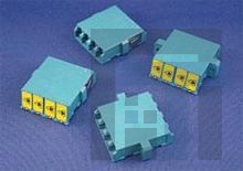 106123-3100 Волоконно-оптические соединители LC QUAD AQUA MTL SC QUAD AQUA MTL SCREW