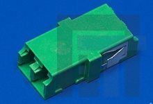 106126-1430 Волоконно-оптические соединители LC DPX ADAPTR ZR SLV SMALL FLANGE AQUA