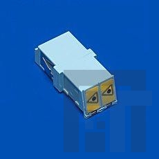 106127-1620 Волоконно-оптические соединители LC DUPLEX ADAPTER BL DUPLEX ADAPTER BLUE