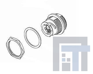 1828619-1 Волоконно-оптические соединители Multi-Mode Recept Fiber Optic