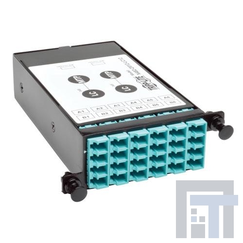 N482-2M12-LC12 Волоконно-оптические соединители 12-Fiber Patch Panel 2 MTP/MPO to 12 LC 10Gb Breakout Cassette