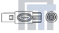 1-1877847-0 Стандартный цилиндрический соединитель PLUG 7P 80 DEG GRY 5.3- 6.5 DIA