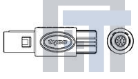 1-1877848-0 Стандартный цилиндрический соединитель PLUG 10P 80 DEG GRY 5.3- 6.5 DIA