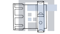 1-206322-1 Стандартный цилиндрический соединитель CABLE CLAMP KIT BULK PKG