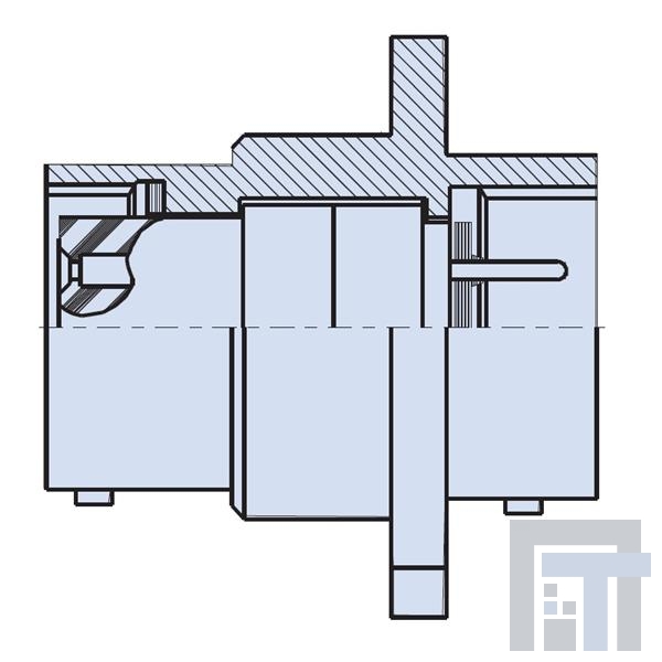 233-104-00NF25-61PA03 Круговой мил / технические характеристики соединителя