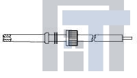 3-863705-2 Стандартный цилиндрический соединитель LGH-1L LEAD ELECT MLD END