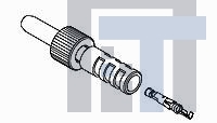 5-861610-2 Стандартный цилиндрический соединитель LGH, HIGH VOLTAGE PLUG