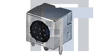 5749263-1 Цилиндрические разъемы DIN 4P R/A RECEPTACLE SHIELDED