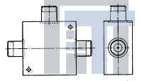 850554-1 Стандартный цилиндрический соединитель LGH T CONNECTOR