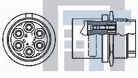 859526-2 Стандартный цилиндрический соединитель LGH 4 CAV FLG RECEPT HV