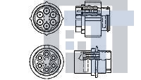 860825-1 Стандартный цилиндрический соединитель LGH 7 PIN PLUG & RECEPT KIT