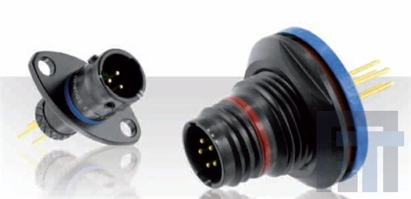 8DA707F09PN Круговой мил / технические характеристики соединителя 9P Pin Receptacle Jam Nut Size 7